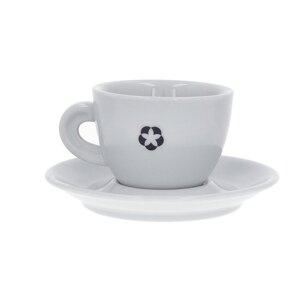 BAZZARA - Filiżanka ze spodkiem do kawy cappuciono 160 ml